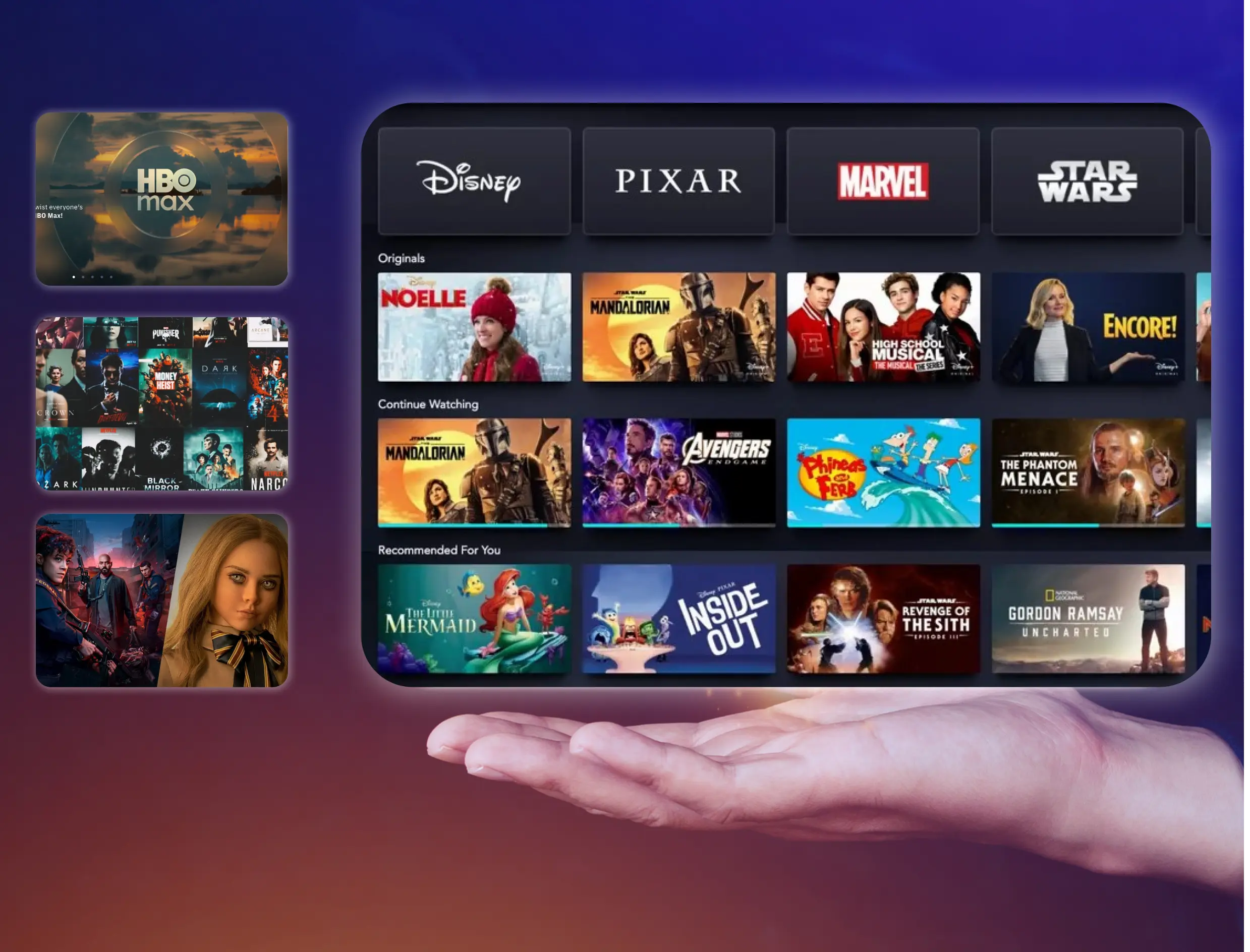 Planos de Fibra Óptica com plataformas de streaming